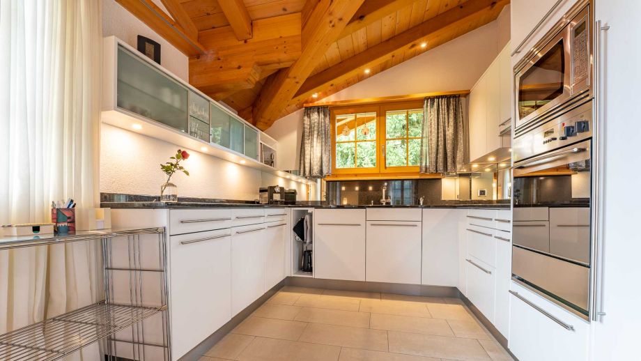 Küche CHRIMITH Ferienwohnung Adelboden